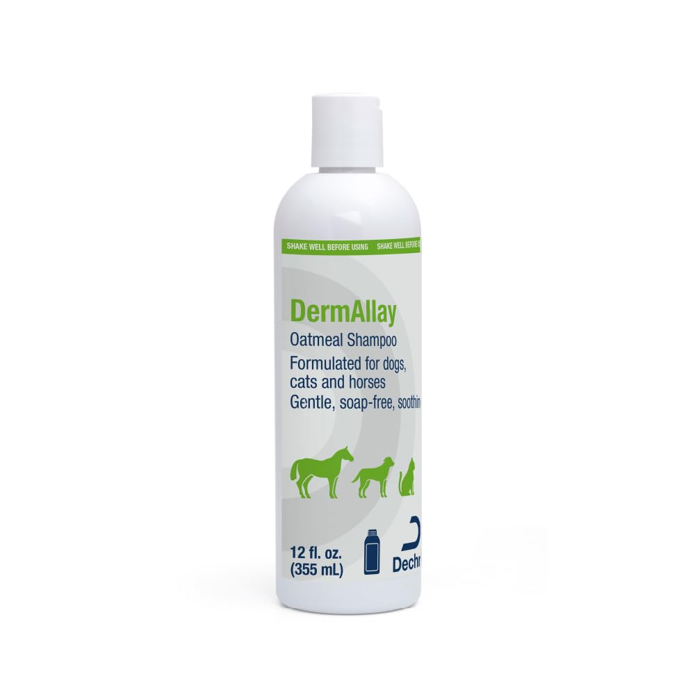 Oatmeal Shampoo for Dogs, Cats and Horses, 12 Fl Oz A8015