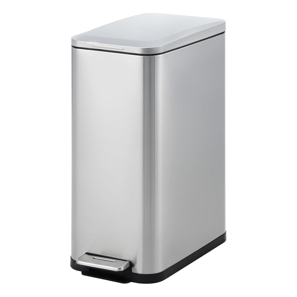 13 Gallon Stainless Steel Slim Kitchen Trash Can P652089
