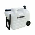 White Portable Water Dispenser with Faucet and Wheels O901471