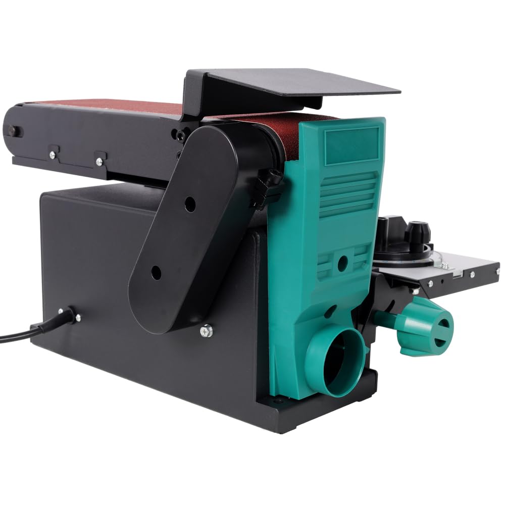 Benchtop Belt and Disc Sander, 120V/60Hz, 4x36 in. Belt & 6 in. Disc, Green X4384