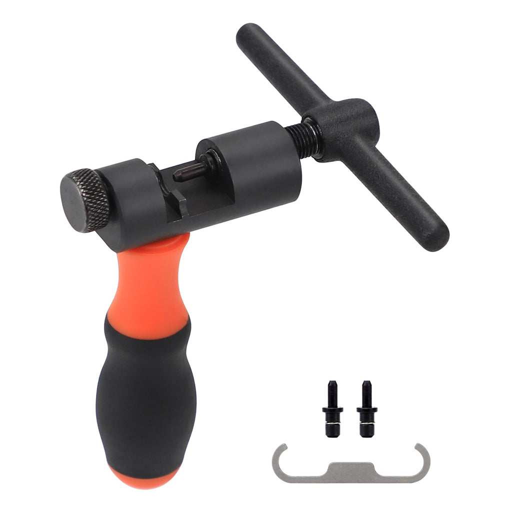 Bike Chain Tool Kit with Chain Breaker, Link Pliers, Chain Checker, Chain Link R2419