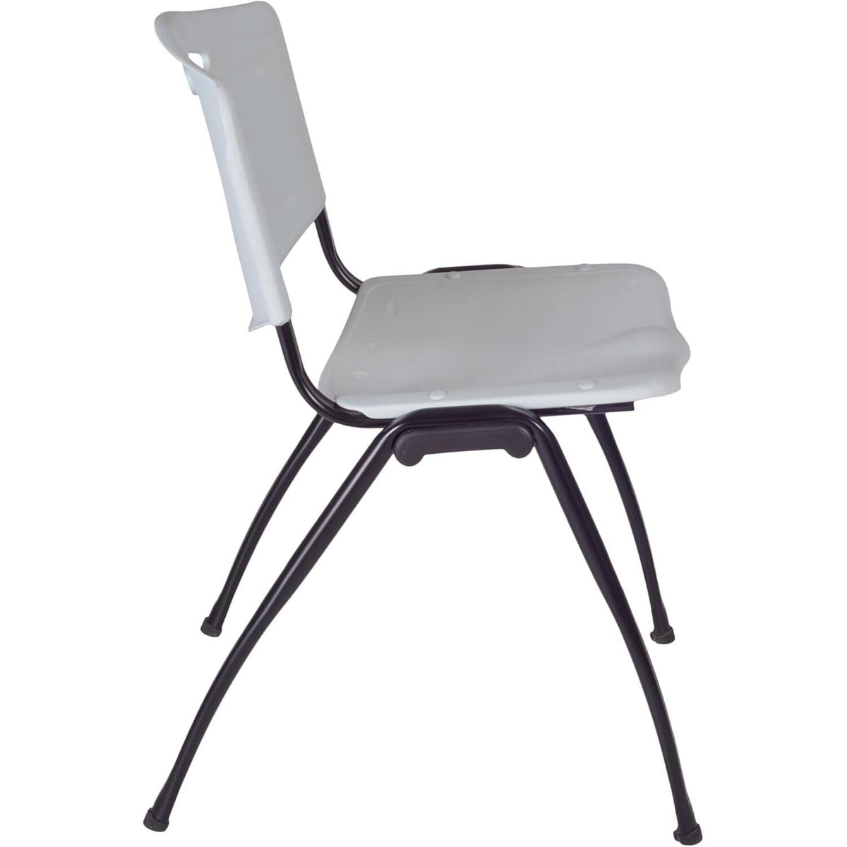 Round Breakroom Table Set with 4 Chairs Grey M1560
