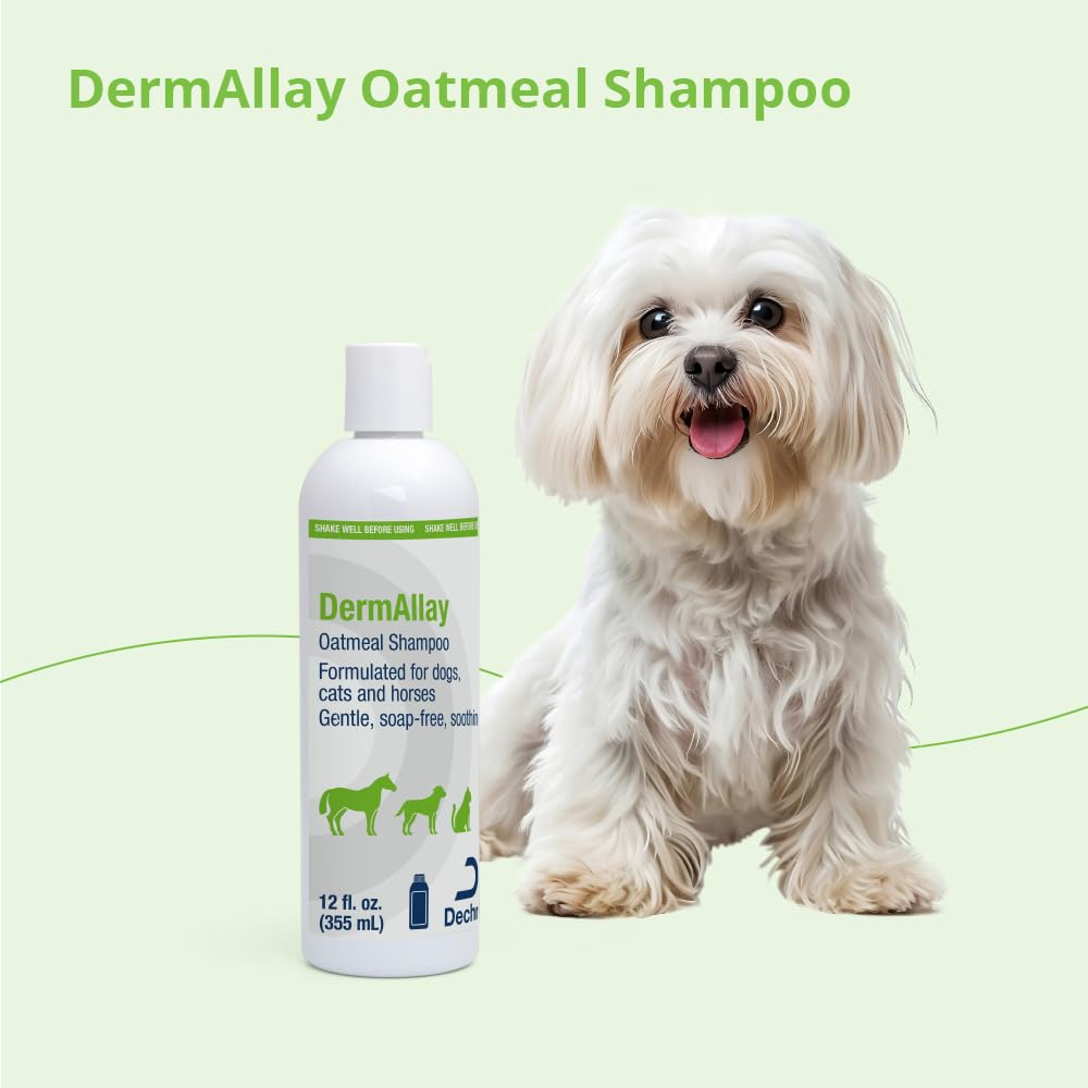 Oatmeal Shampoo for Dogs, Cats and Horses, 12 Fl Oz A8015