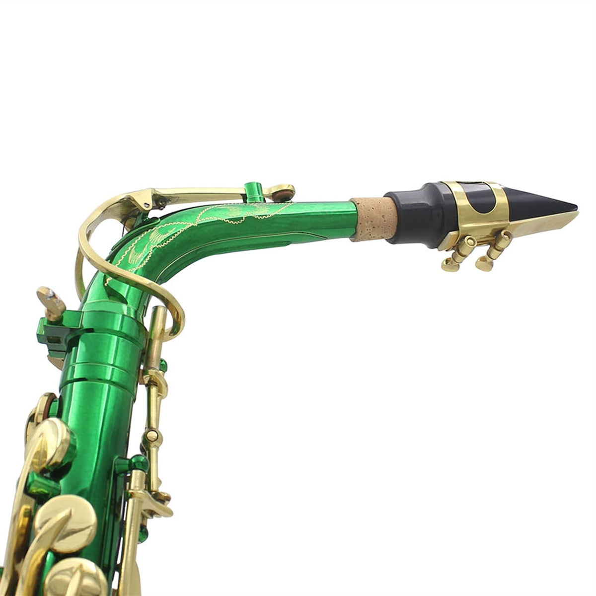 Green Brass Alto Saxophone E965