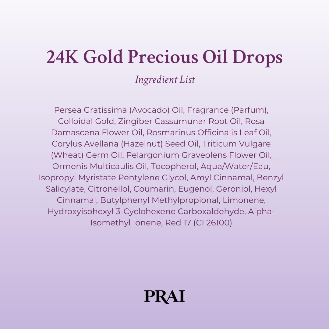 24K Gold Oil Drops 1 Oz A169022