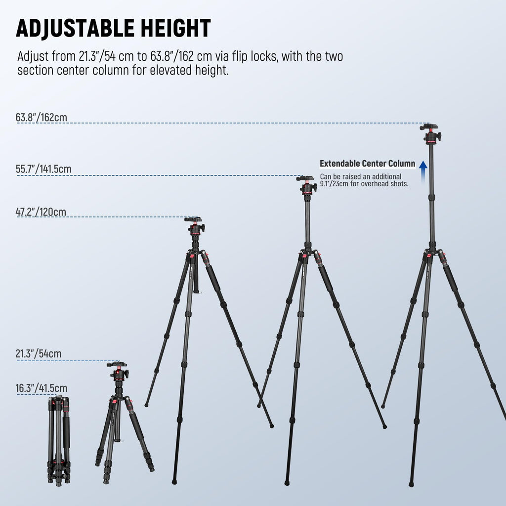 Carbon Fiber Travel Tripod Monopod B31846