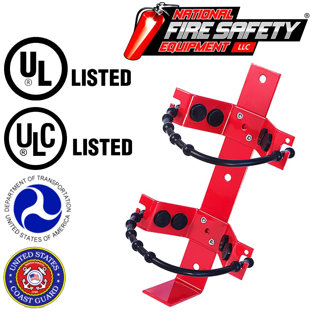 2.5Lb to 5Lb Auto Fire Extinguisher Vehicle Mount with Straps M844