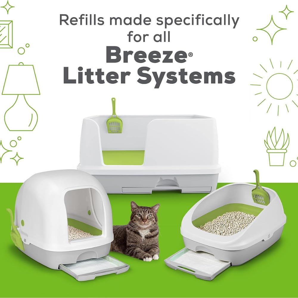 1 Litter Pellets Refill (3.5 lb) and 1 Cat Pad Refills (10 ct) Variety Pack R1708