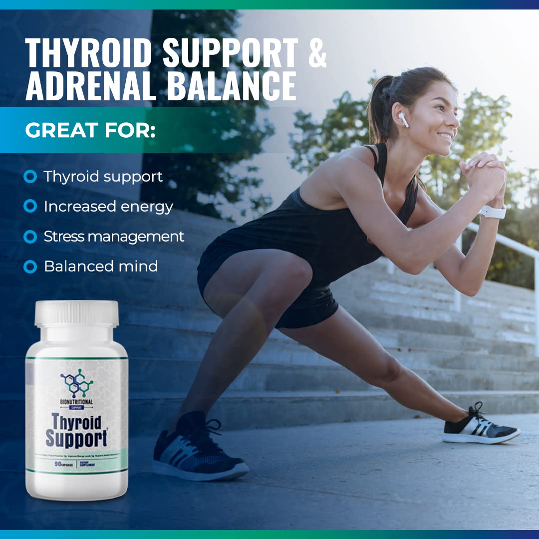 Thyroid Support - Ltyrosine, Iodine, Vitamin B12 Complex, Zinc, Selenium, Ashwagandha, Copper P64404