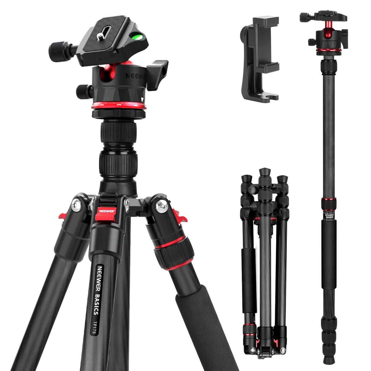 Carbon Fiber Travel Tripod Monopod B31846