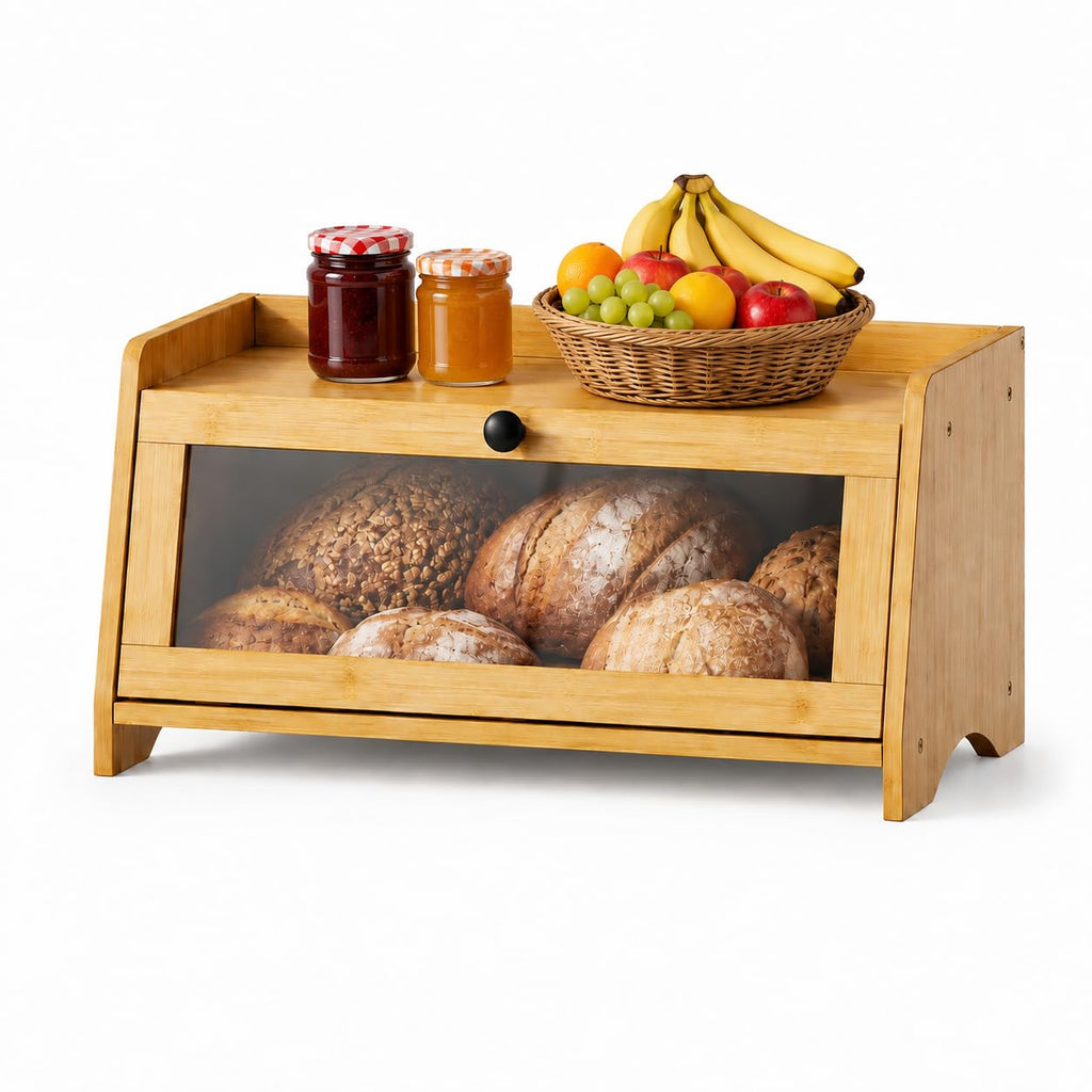 Bread Box with Top Shelf, 1 Tier U246