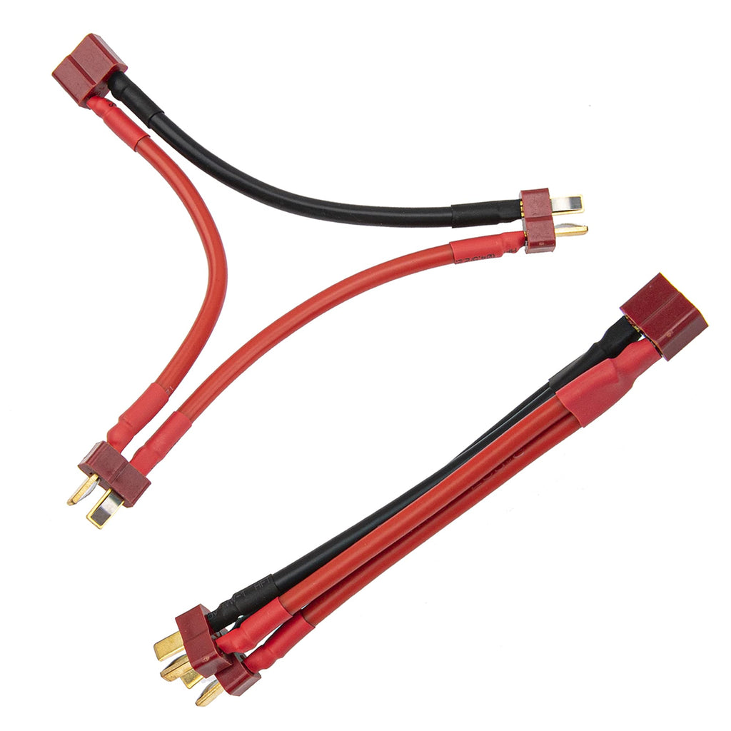12AWG T Plug Serial Series Connector & Parallel Y-Harness Adapter Silicone Wire R154440