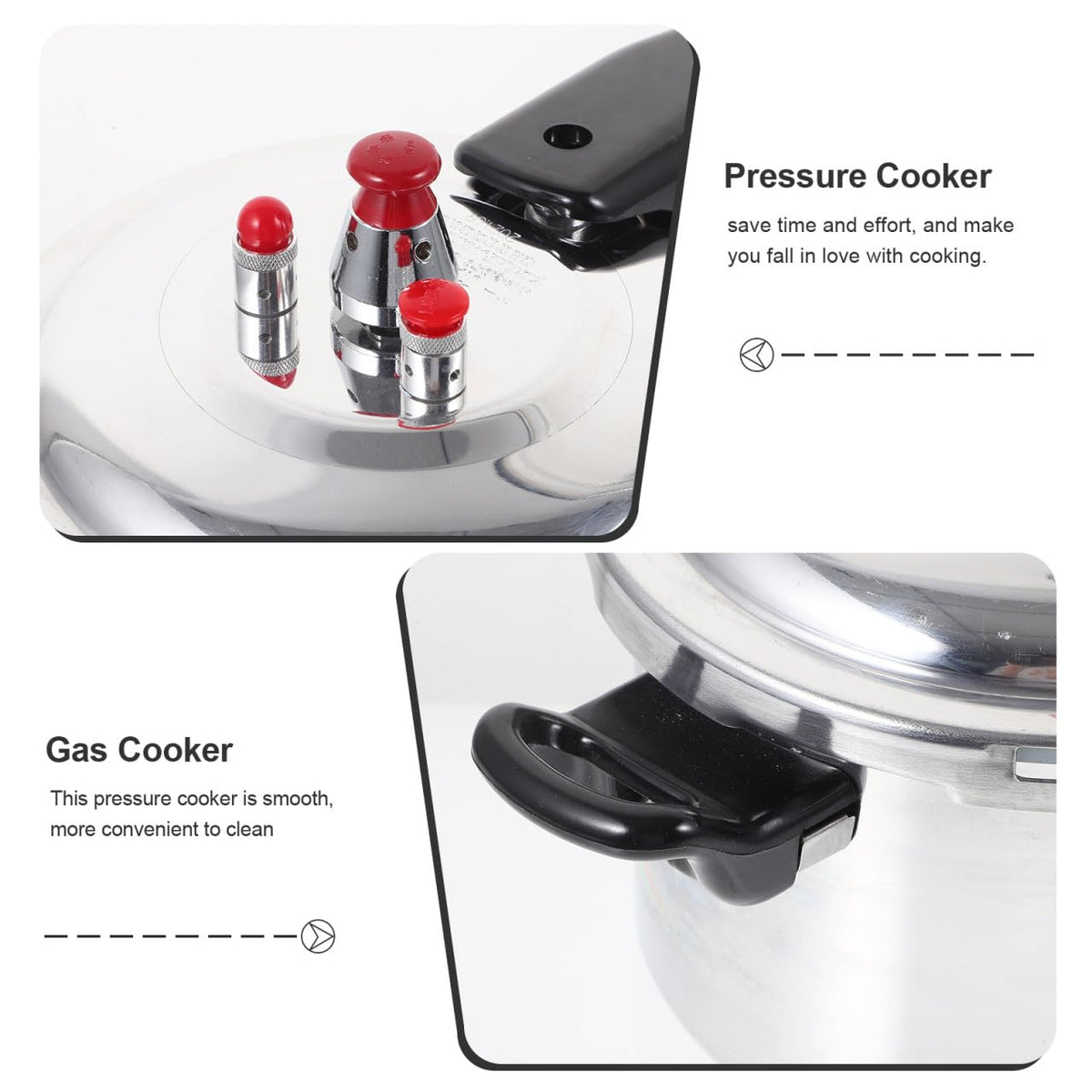 Pressure Cooker Kitchen Pot with Ergonomic Handle J864