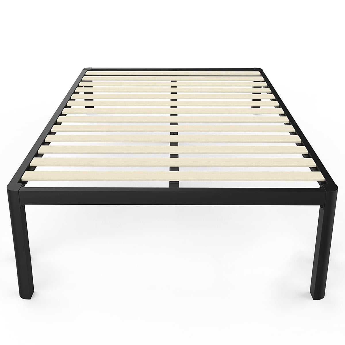 18 Inch Queen Platform Bed Frame with Wooden Slats P55932