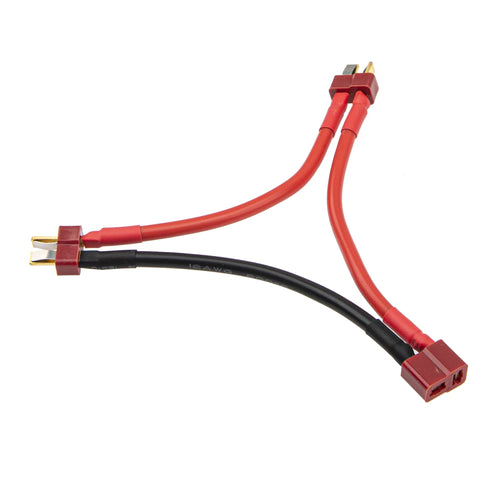 12AWG T Plug Serial Series Connector & Parallel Y-Harness Adapter Silicone Wire R154440