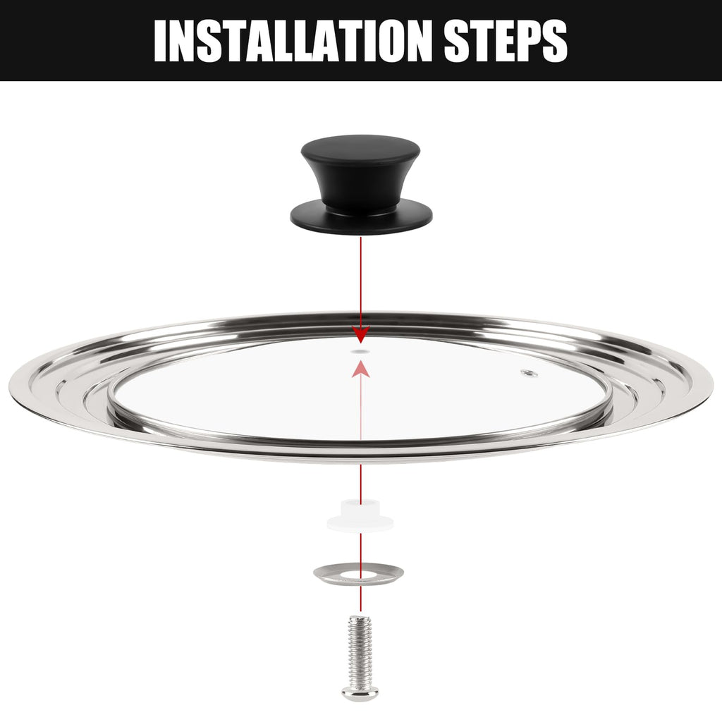 Universal Pan Lid for 11, 12 & 13 Inch Cookware O414