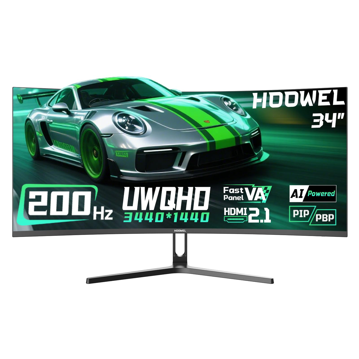 34 Inch Curved Gaming Monitor 200Hz UWQHD T7476