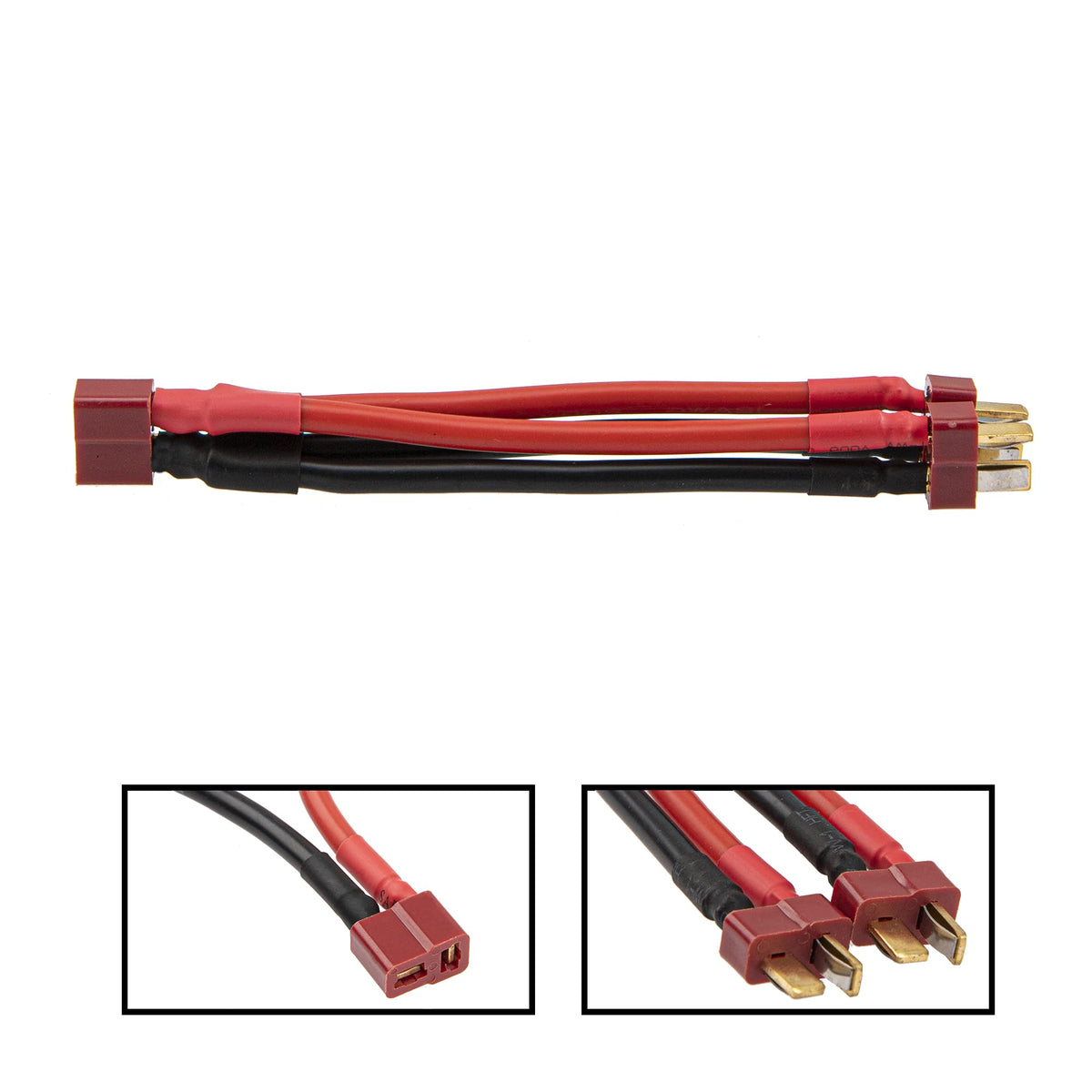 12AWG T Plug Serial Series Connector & Parallel Y-Harness Adapter Silicone Wire R154440