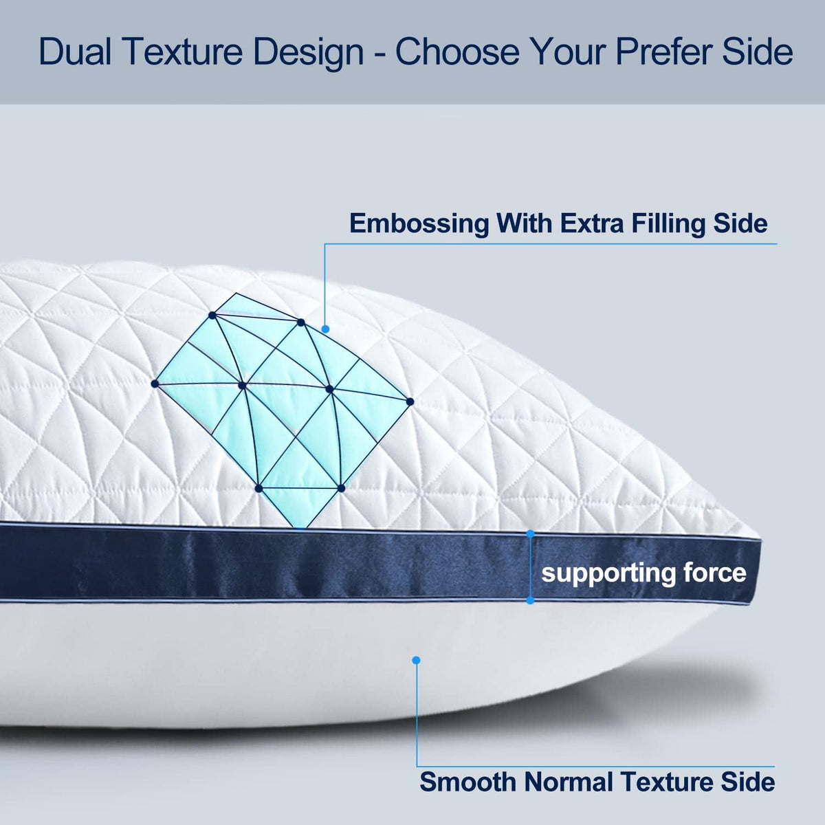 King Size Cooling Bed Pillows Set of 2 N375