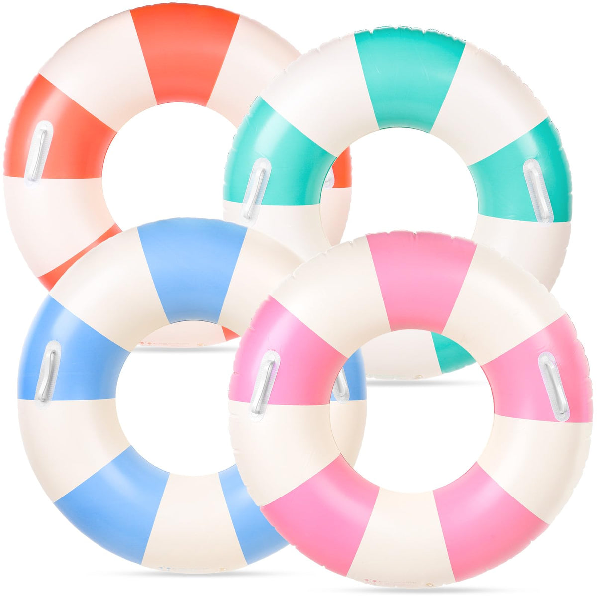 4Pcs Inflatable Pool Float with Handle H42684