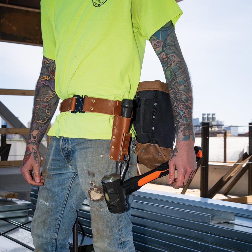 Leather Tool Belt with Quick-Release Buckle Y8622