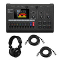Portable Digital Recorder and Control Surface with Studio Monitor Headphones R609