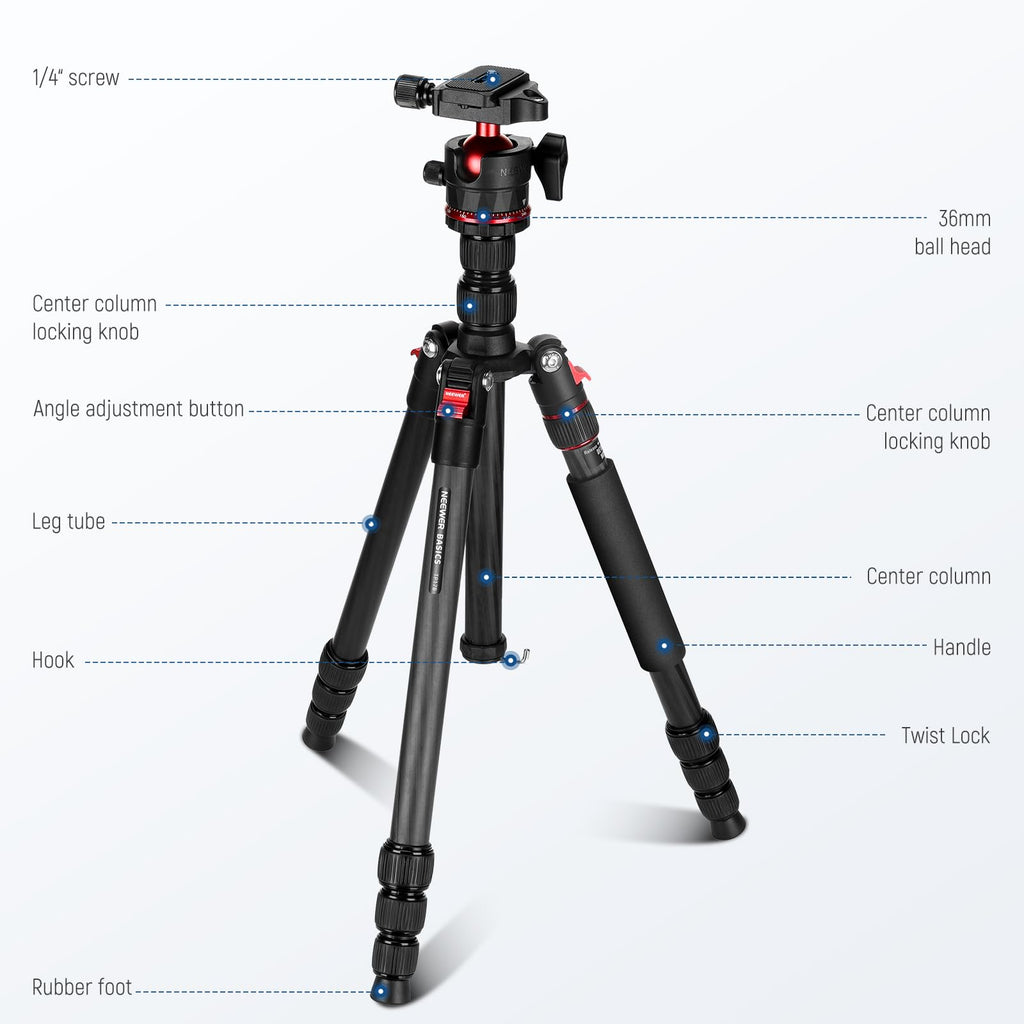 Carbon Fiber Travel Tripod Monopod B31846