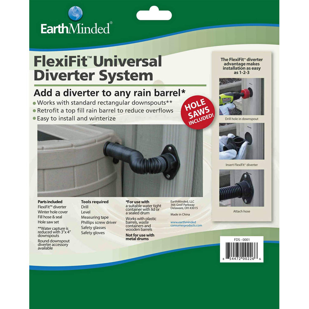50 Gallon Rain Barrel with Diverter Kit U14822