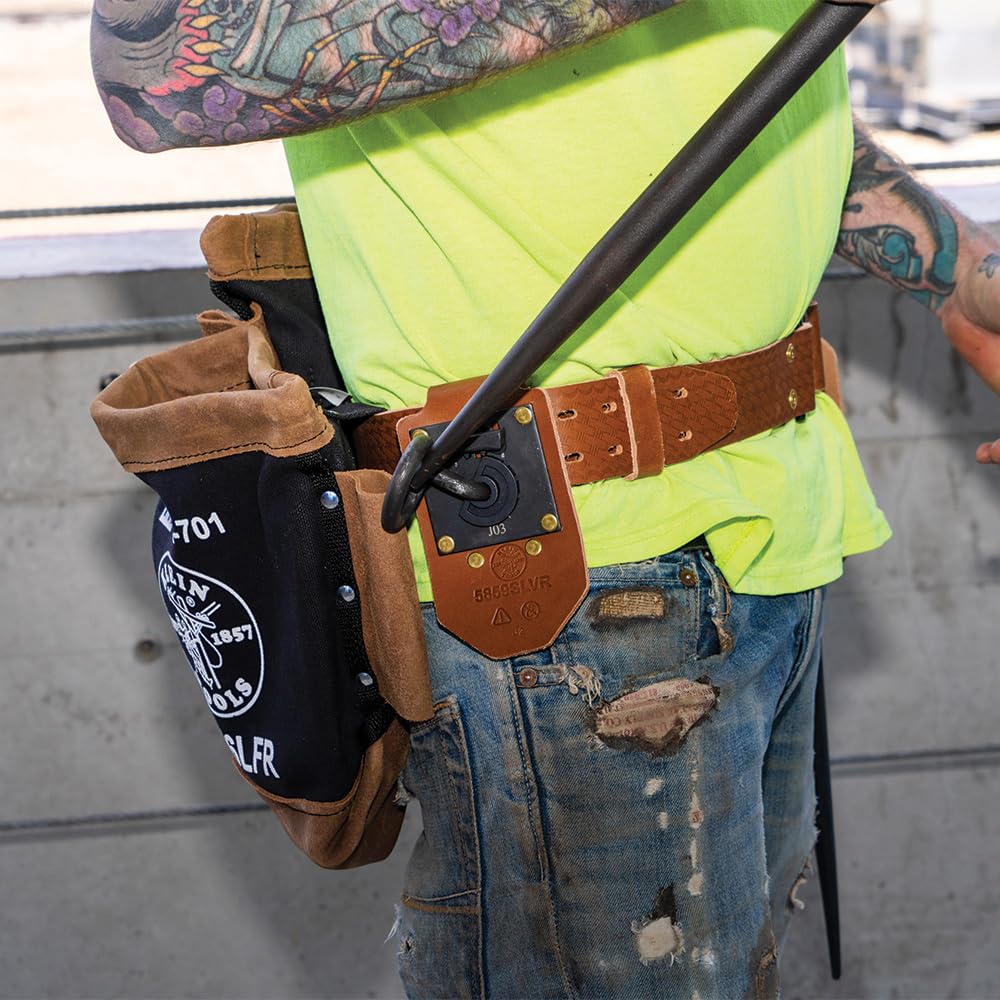 Leather Tool Belt with Quick-Release Buckle Y8622