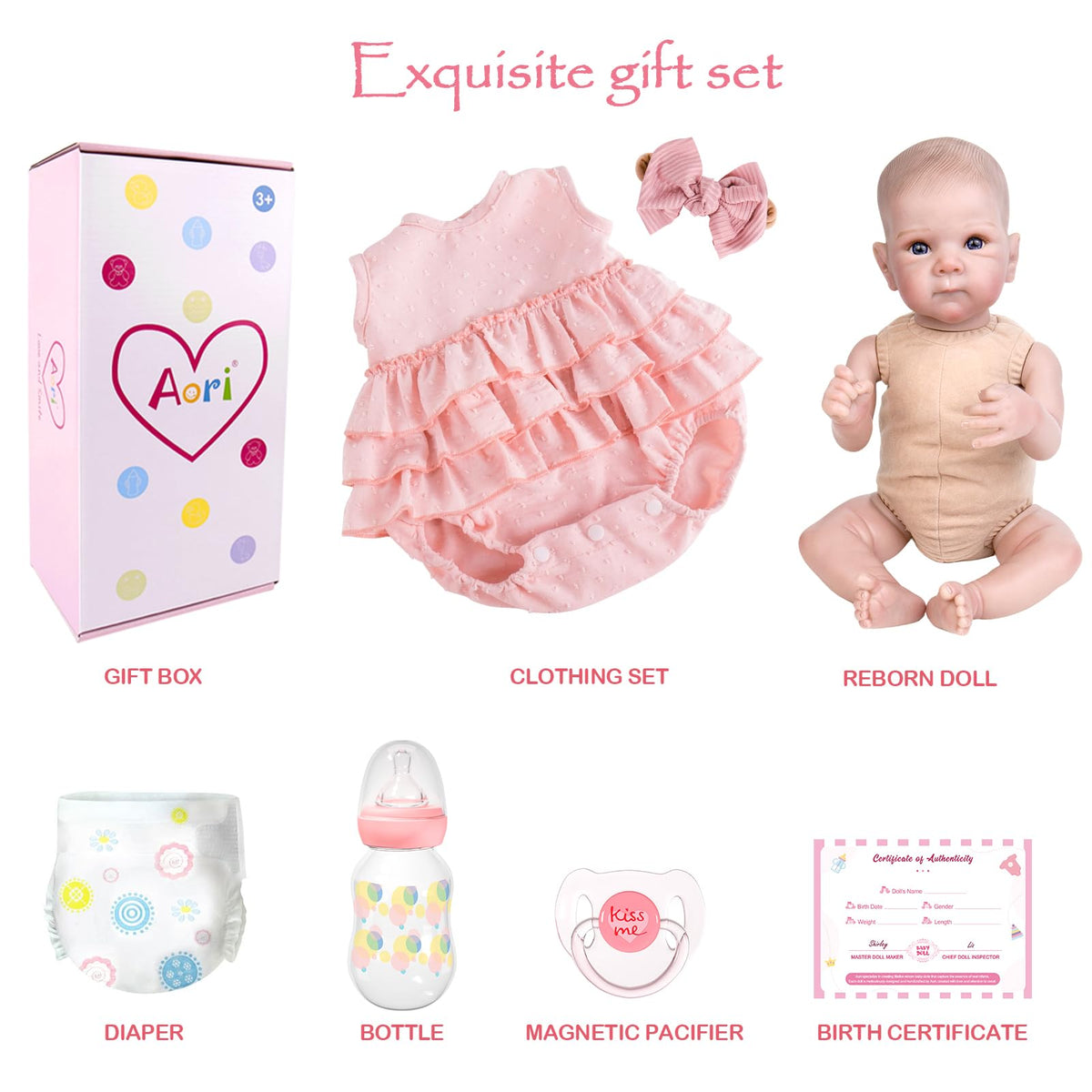 Reborn Baby Dolls with Poseable Limbs U3289
