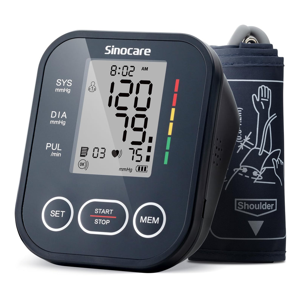 Upper Arm Blood Pressure Monitor with Adjustable Arm Cuff W995