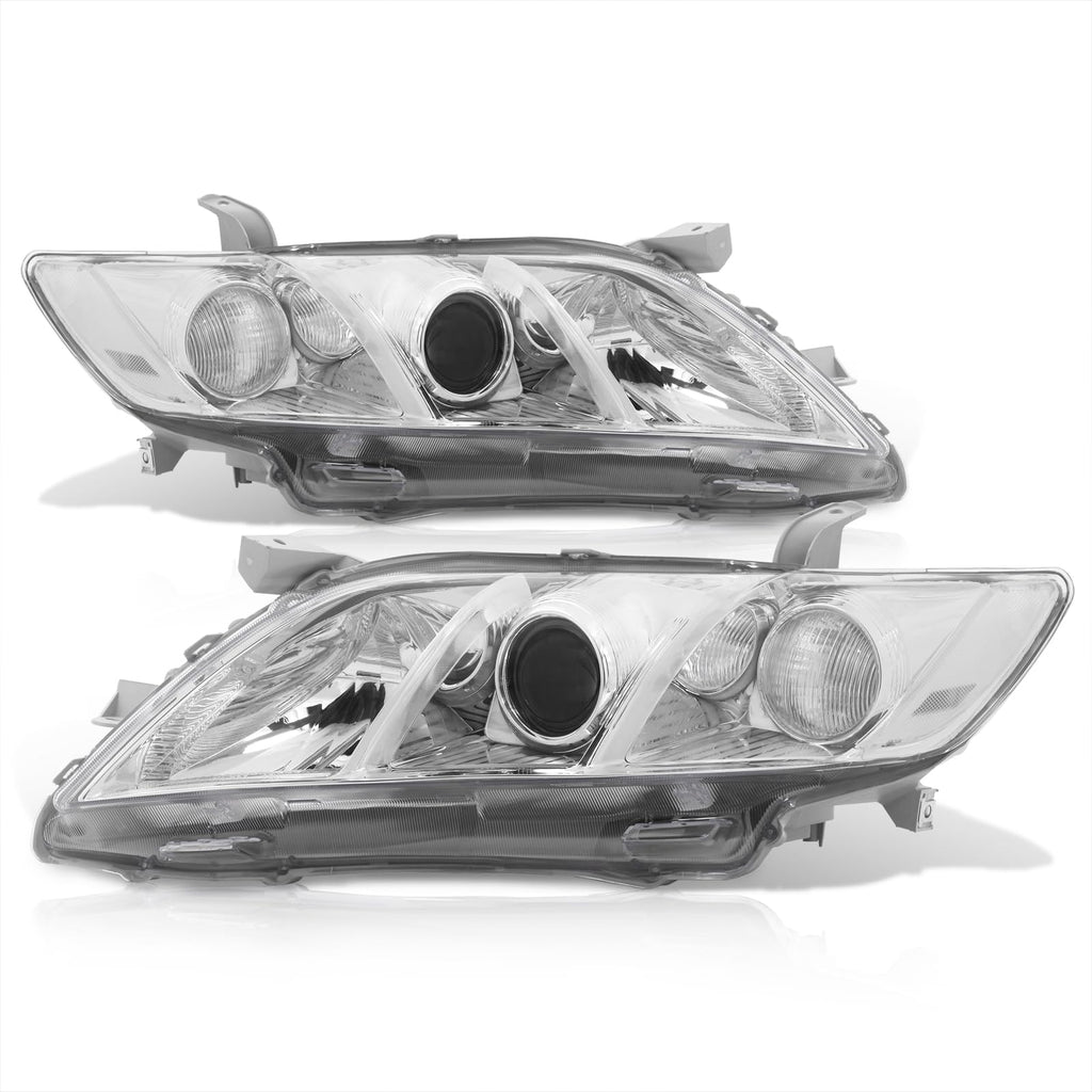 Chrome Housing Clear Lens Projector Headlights Pair S426