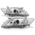 Chrome Housing Clear Lens Projector Headlights Pair S426