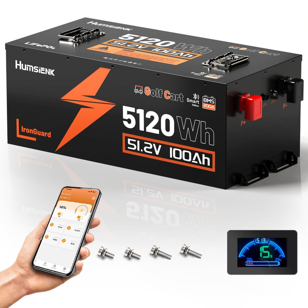 48V 100Ah LiFePO4 Golf Cart Battery T409