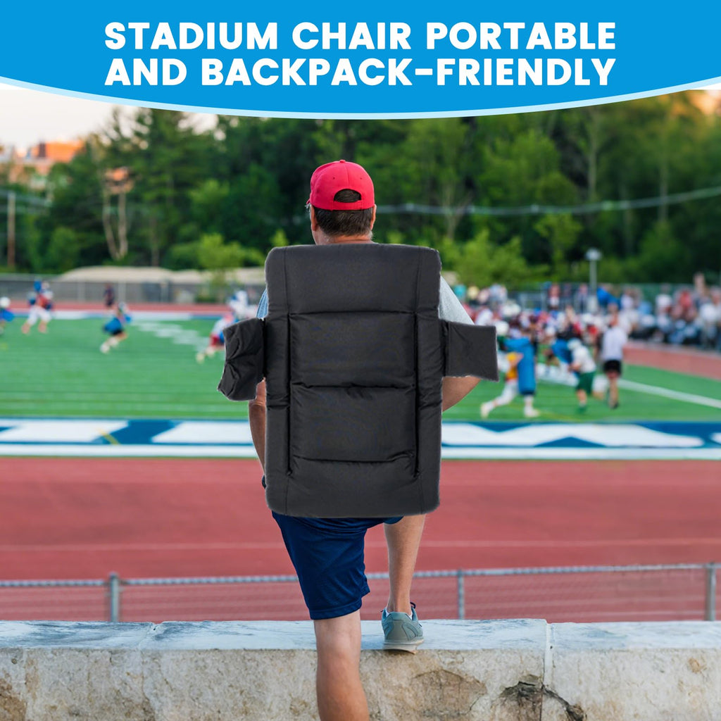 4.7" Extra Thick Stadium Seats for Bleachers with Back Support Q69051