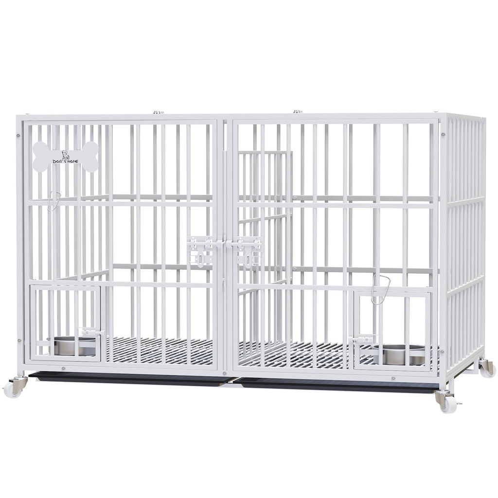 42" Heavy Duty Metal Dog Crate with Divider V242590