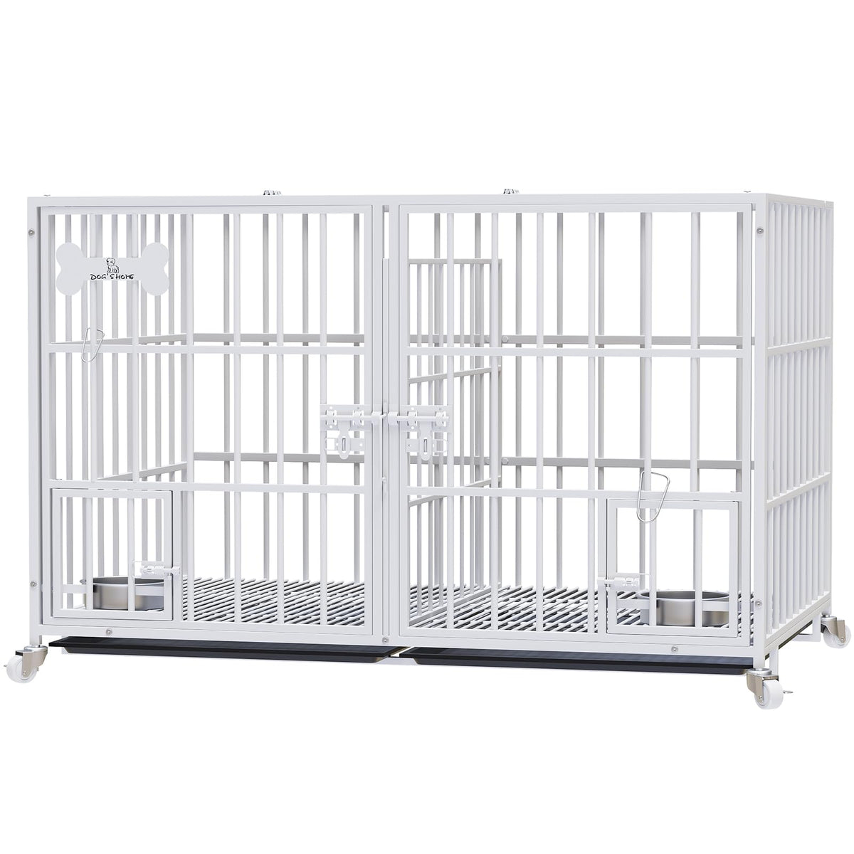 42" Heavy Duty Metal Dog Crate with Divider V242590