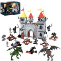 Medieval Castle Toy Building Set with Cavalry and Arrow Tower Z5403