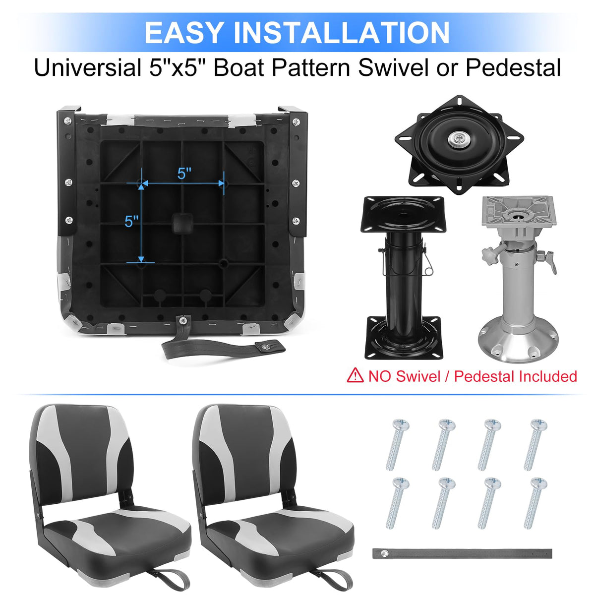 Folding Boat Seat 2 Pack O496