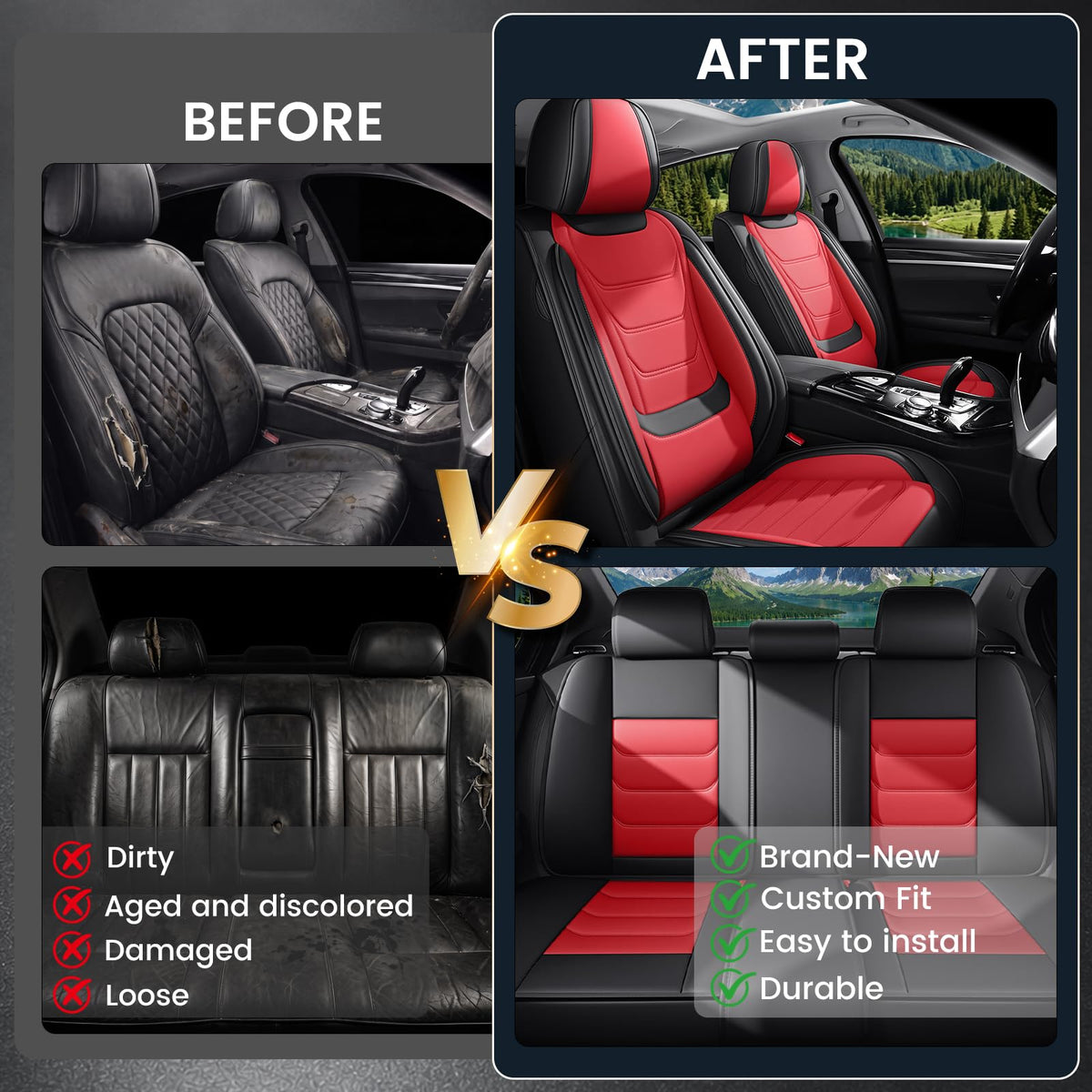 Car Seat Covers Full Set K3823