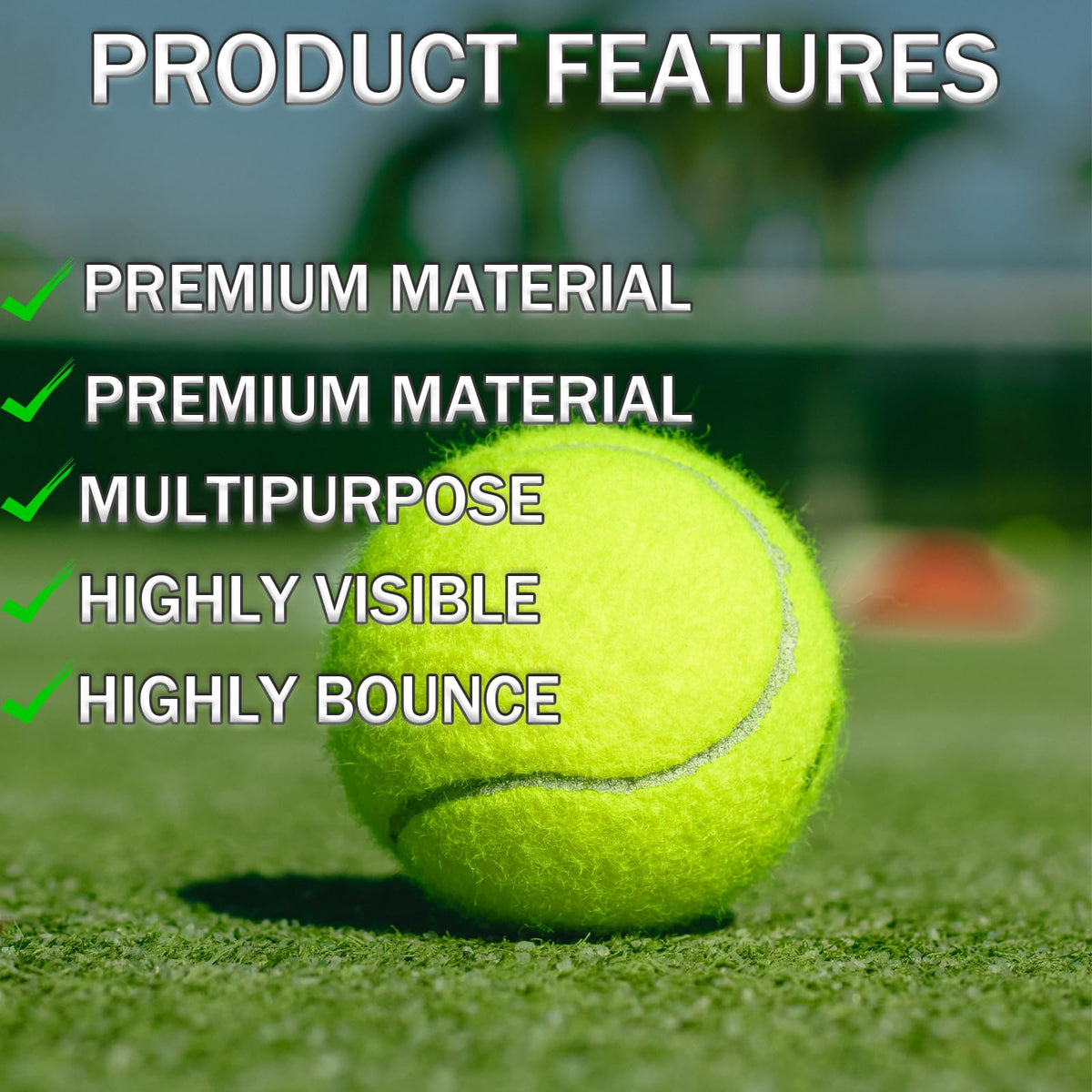20 Pack Tennis Balls with Mesh Bag T805598