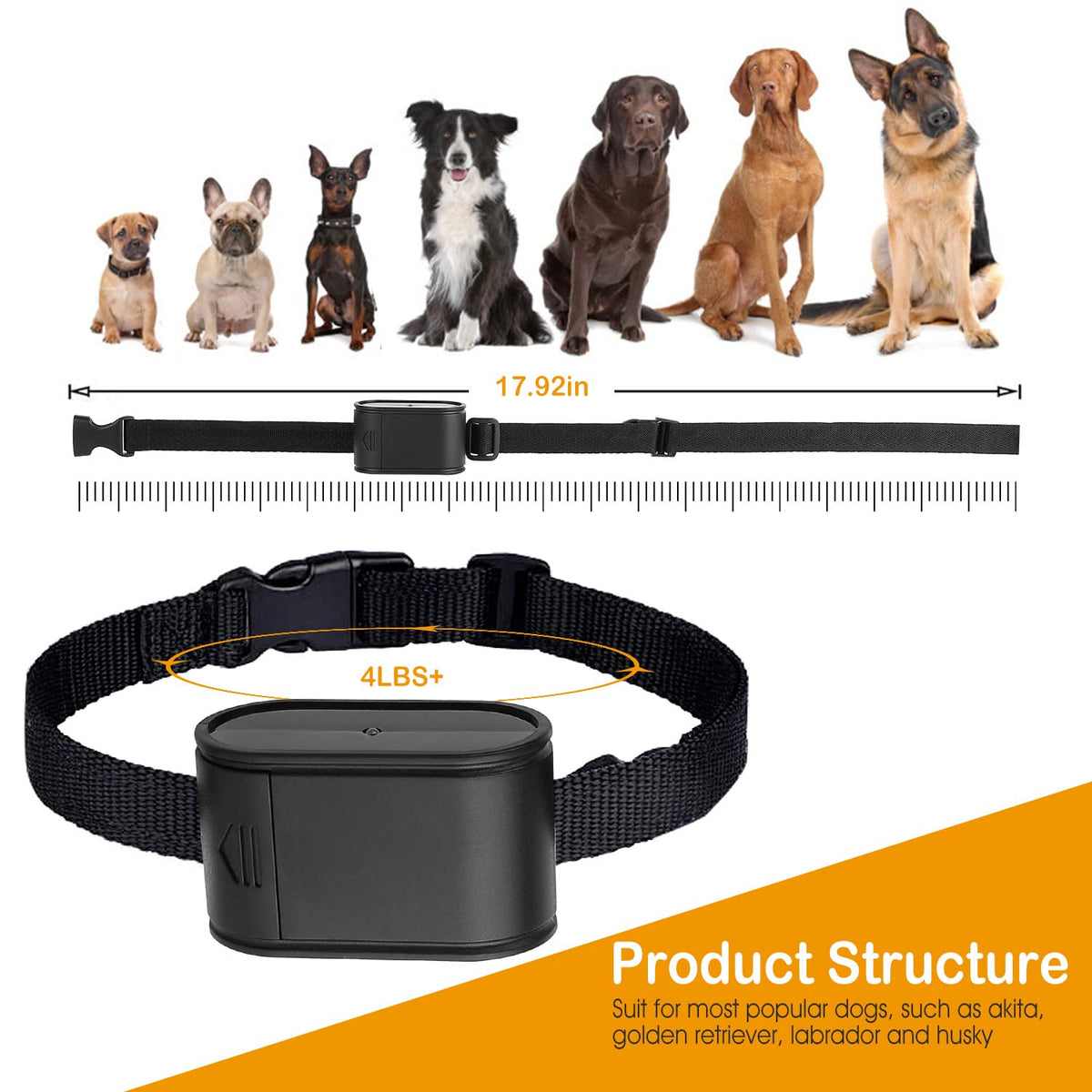 Wireless Dog Fence System with Waterproof Shock Collar E437