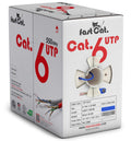 Cat 6 Ethernet Cable 1000ft Blue 23 AWG CMR Solid Bare Copper G47335
