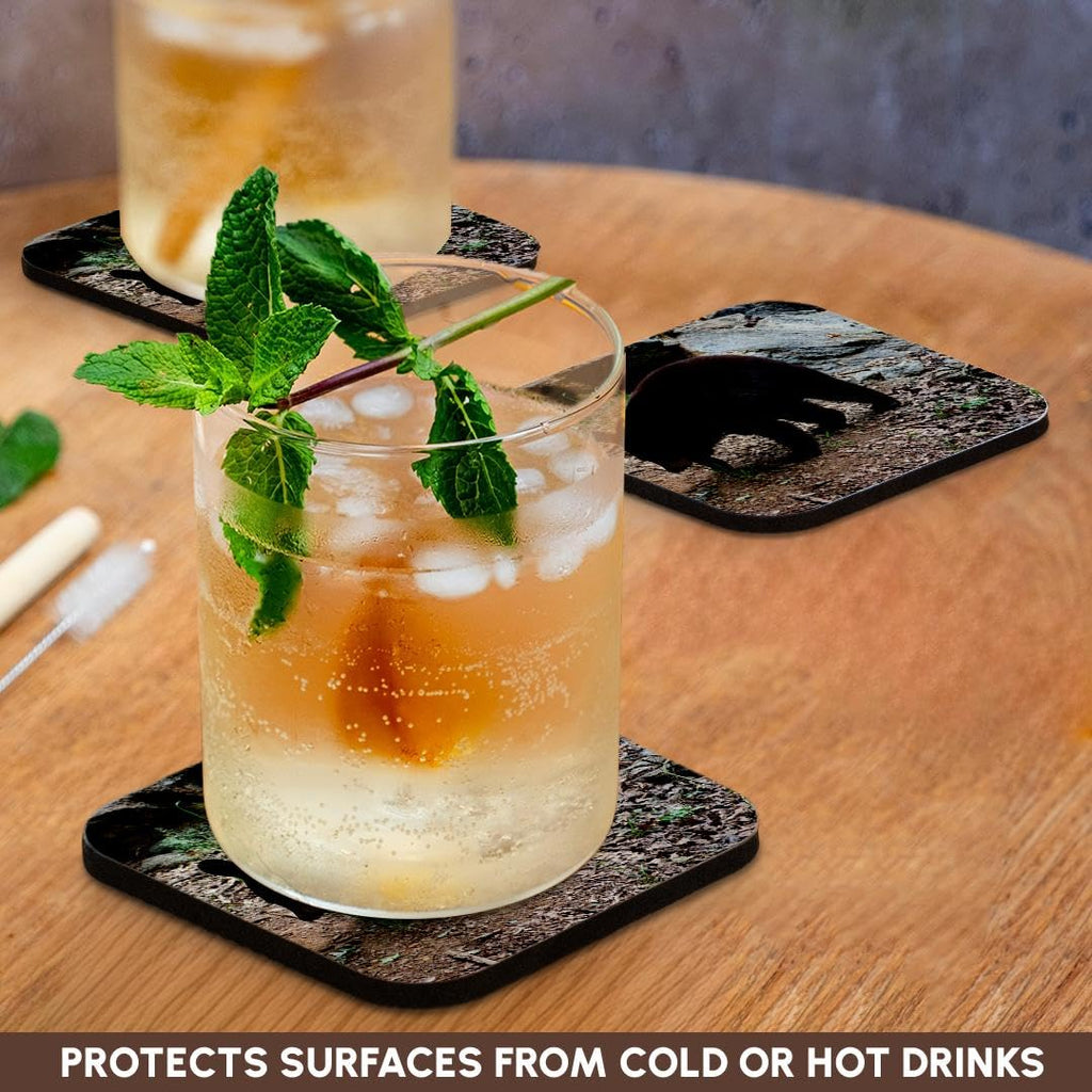 Set of 4 Soft Coasters Z72771