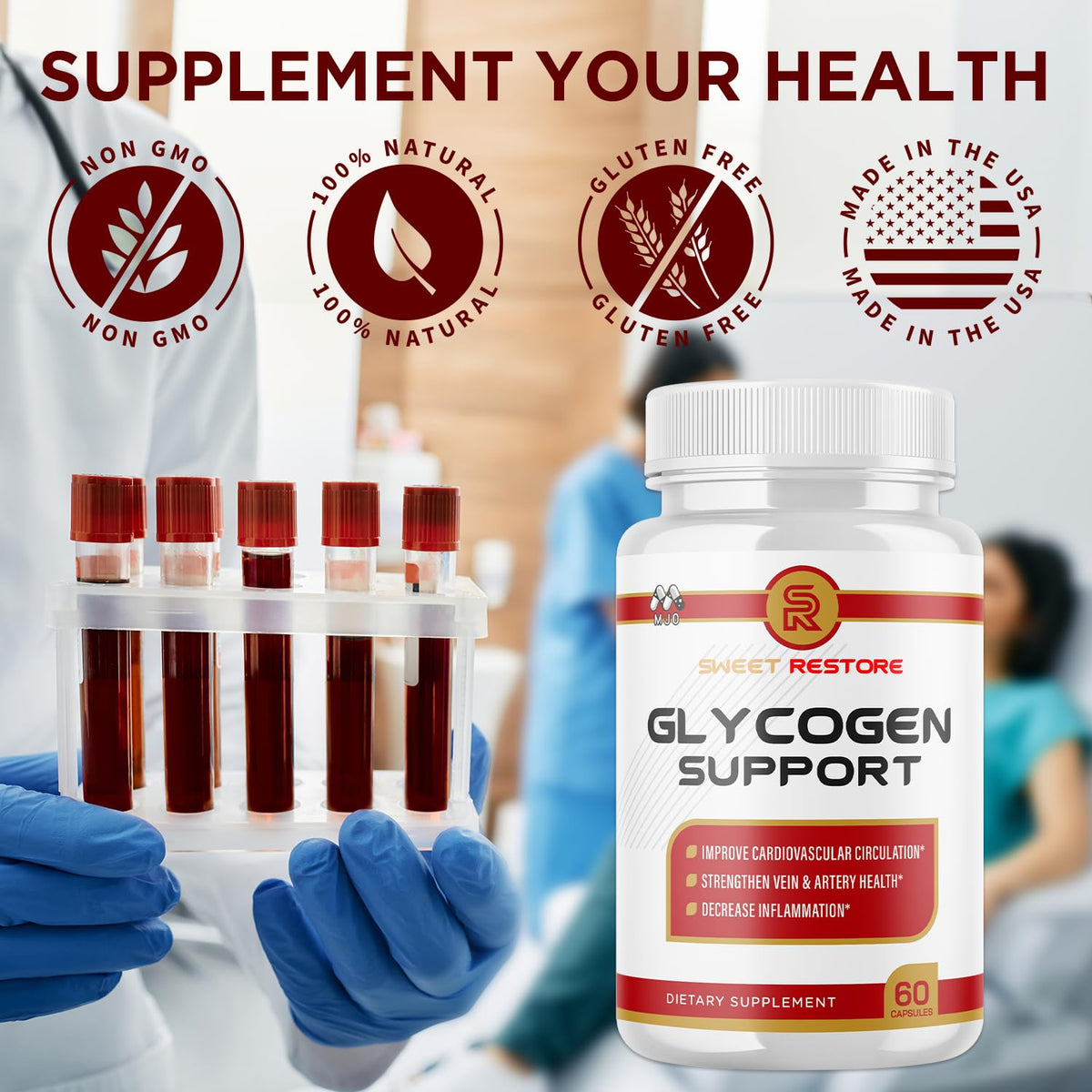 Glycogen Support Capsules 180 Capsules V9462