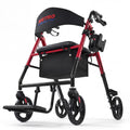 Aluminum 2-in-1 Rollator Walker with Seat G18420