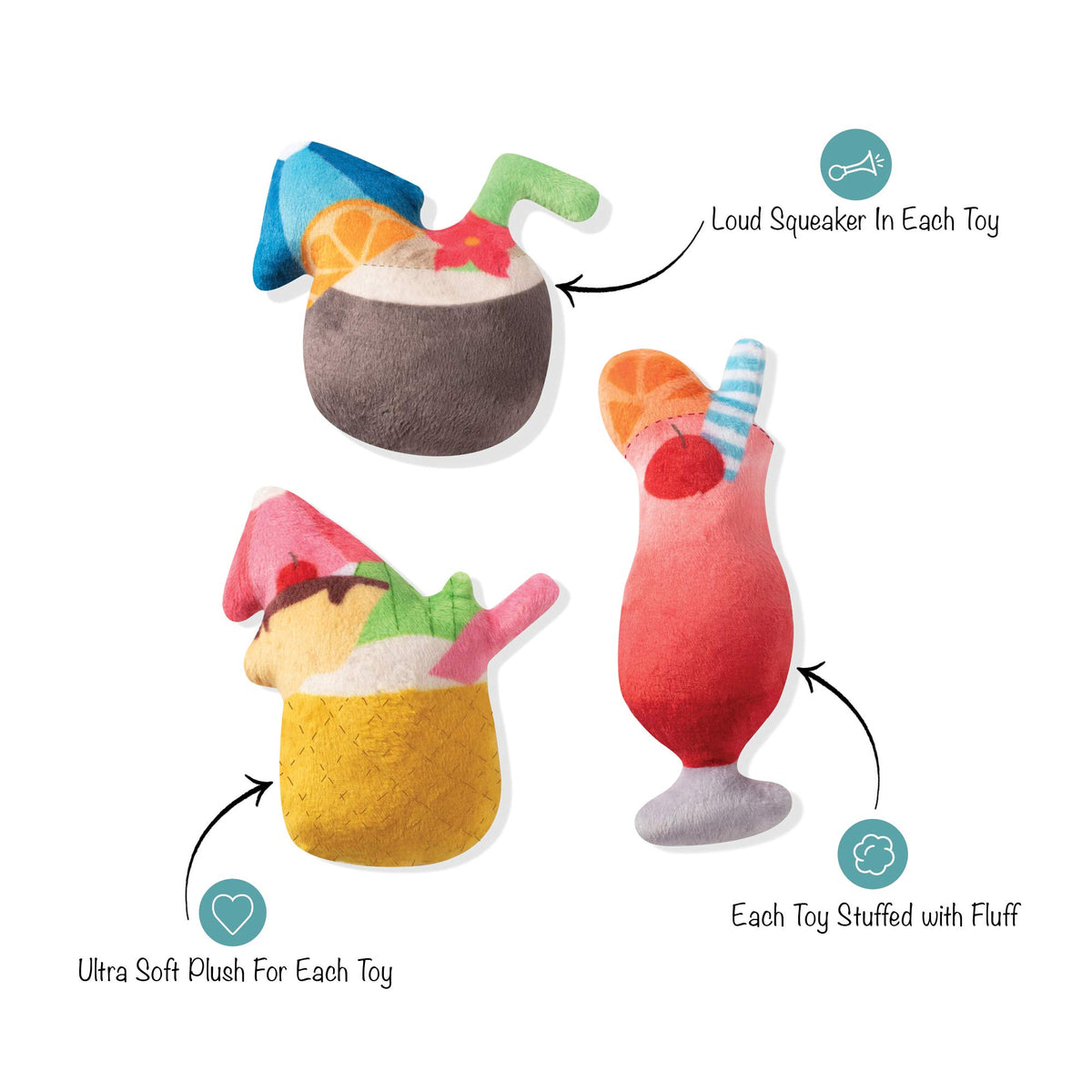 Small Dog Toy Set, 3 Pieces M595154