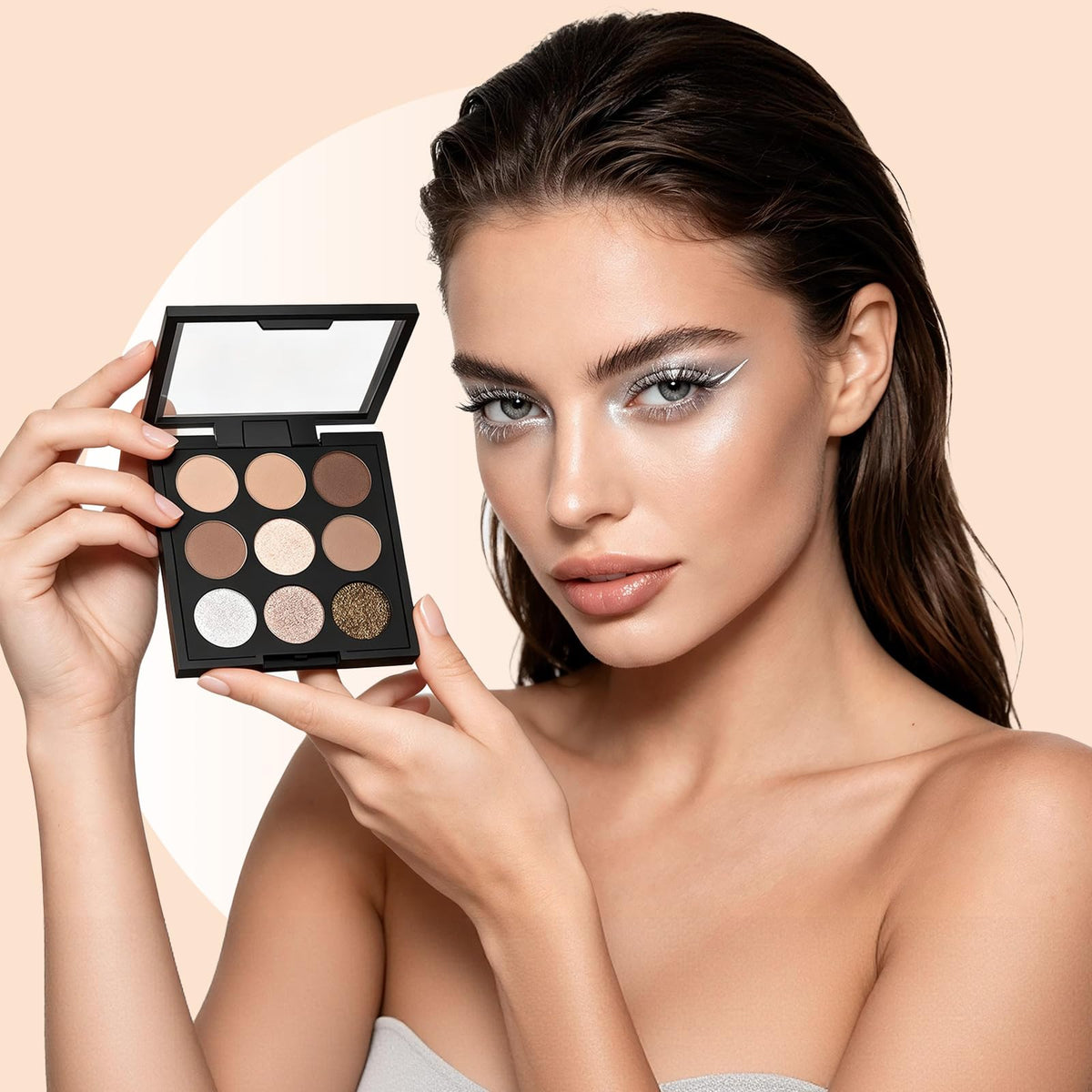 Neutral Eyeshadow Palette 9 Colors M777758