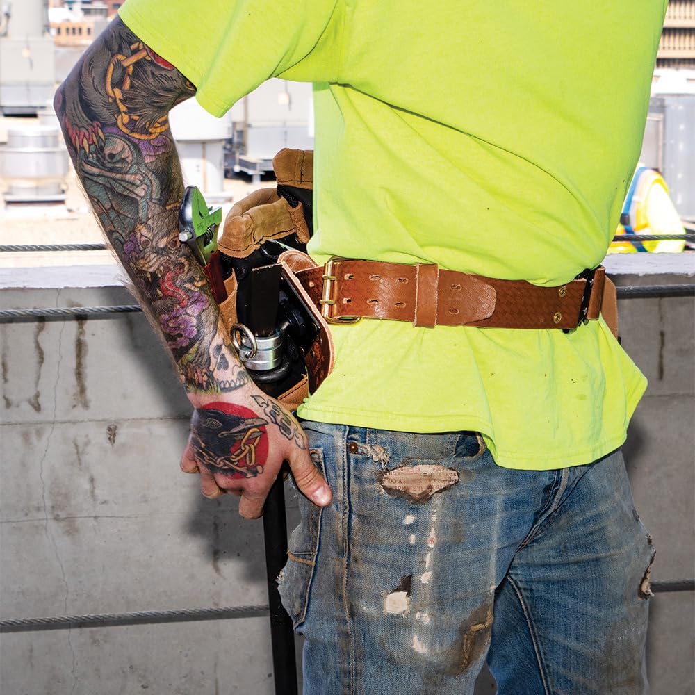 Leather Tool Belt with Quick-Release Buckle Y8622