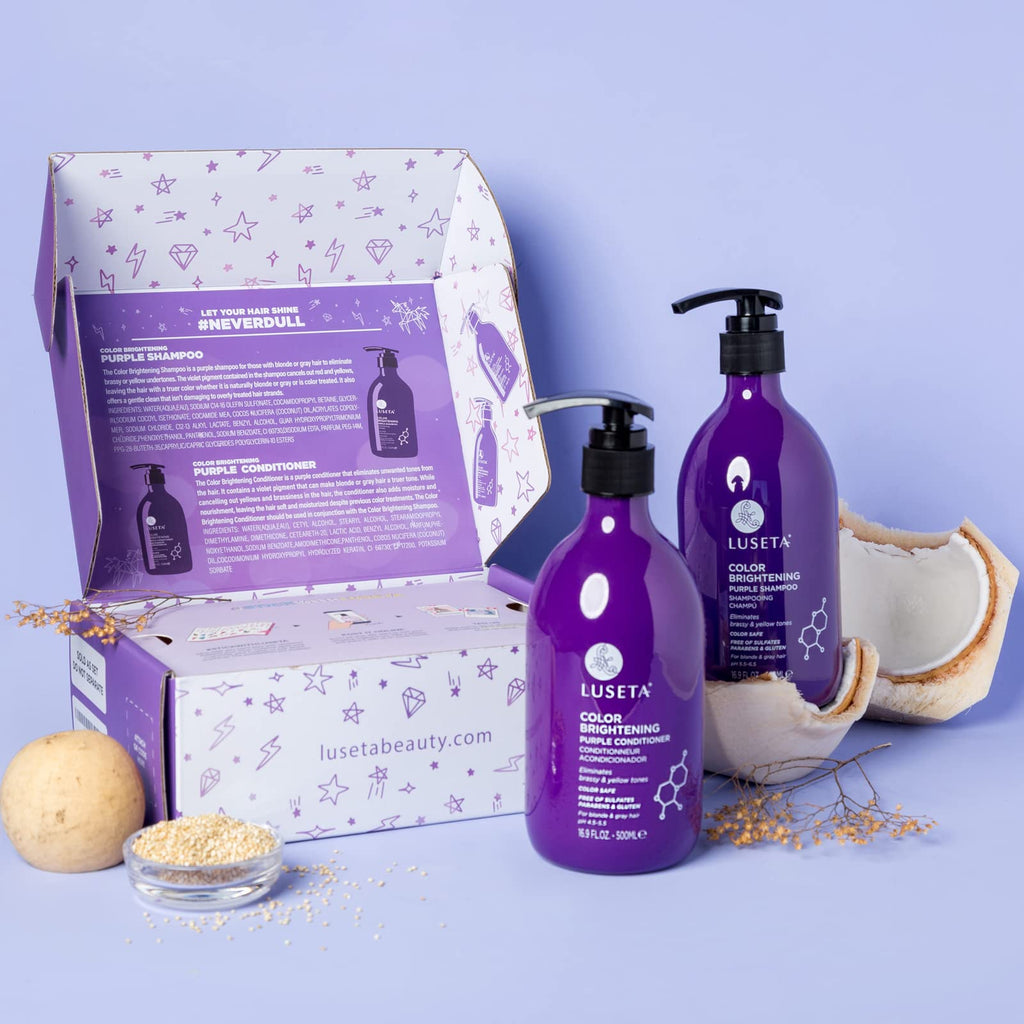 Purple Shampoo & Conditioner Set 16.9 oz I521